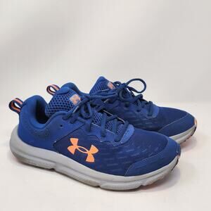 Under Armour Charged Assert 10 Blue Athletic Shoes Youth Size 7Y Sneaker Low Top
